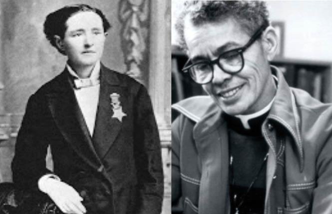 Civil War era surgeon Dr. Mary Edwards Walker, left, and writer and lawyer Pauli Murray have been chosen for inclusion in the American Women Quarters Program for 2024. Photos: Walker, courtesy Whitman-Walker Health; Murray, Pauli Murray Center