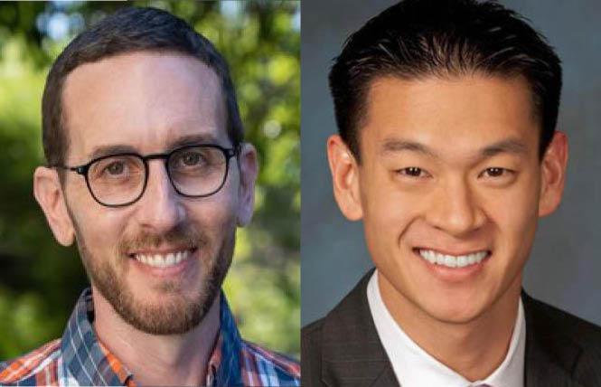 State Senator Scott Wiener and Assemblymember Evan Low announced they have introduced a state constitutional amendment to repeal Proposition 8, which remains in the California Constitution despite it being ruled unconstitutional. Photos: Courtesy the lawmakers