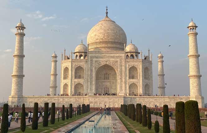 The Taj Mahal in Agra, India did not disappoint and was a highlight of the trip. Photo: Heather Cassell