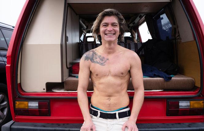 Southern California bodysurfer Tyler Wilde is the subject of "Gender Outlaw: A Bodysurfing Story" that will screen at the International Ocean Film Festival. Photo: Peter Williams/Cross Step Content