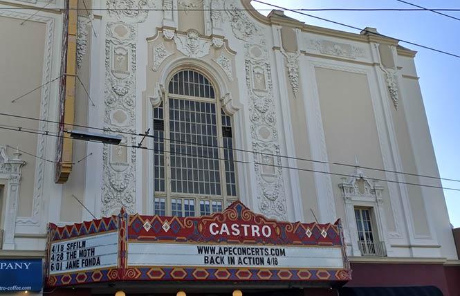 The Castro Theatre has been mostly dark in recent months. Photo: Scott Wazlowski