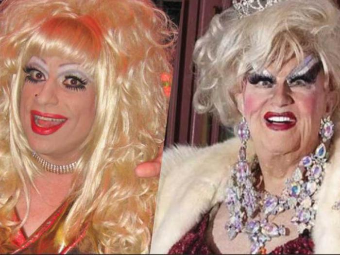 Heklina, left, and Darcelle XV were two larger-than-life drag queens. Photo: Darcelle XV, from Instagram<br><br><br>