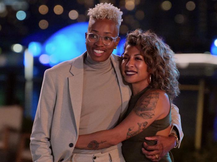 Mal Wright and Yoly Rojas in 'The Ultimatum: Queer Love' (photo: Netflix)