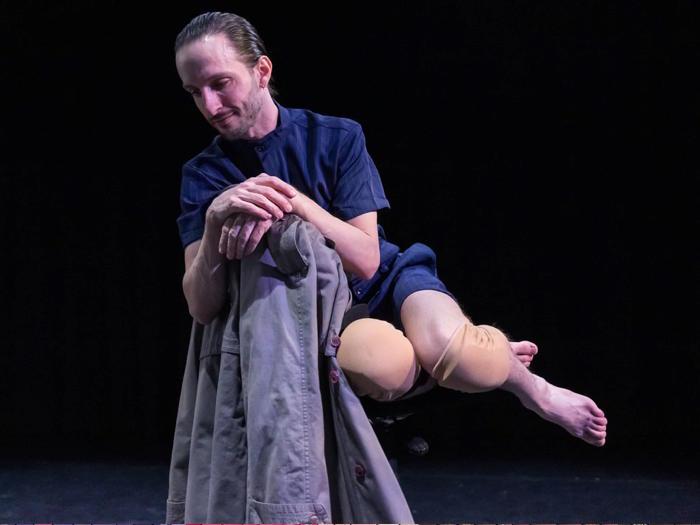 Dancer-choreographer Andrew Pearson in 'Abbale'