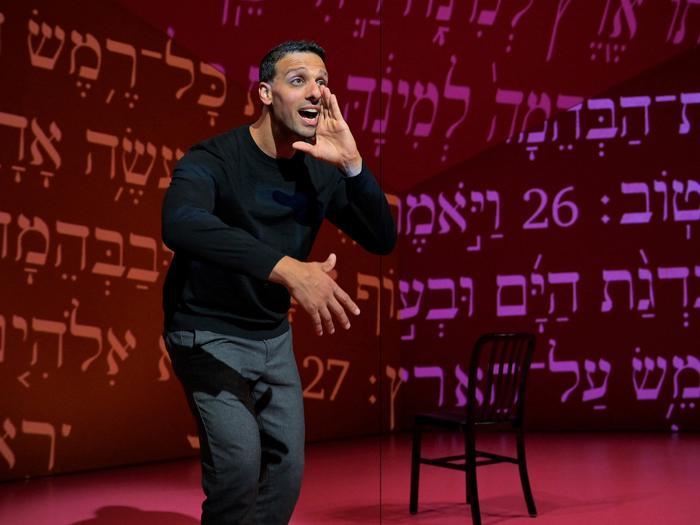 Ari'el Stachel in 'Out of Character' at Berkeley Rep<br>(photo: Kevin Berne)