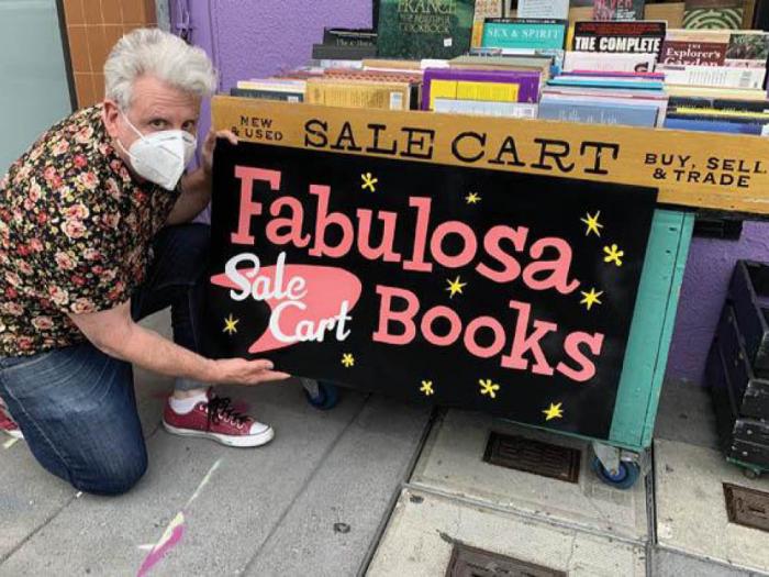 Fabulosa Books owner Alvin Orloff, shown in 2021, has launched a program to send LGBTQ-themed books to organizations in conservative parts of the country. Photo: Courtesy Alvin Orloff