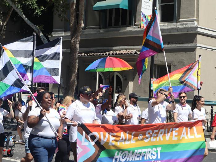 Pride marchers filled the streets of San Jose for Silicon Valley Pride. Photo: Courtesy Silicon Valley Pride