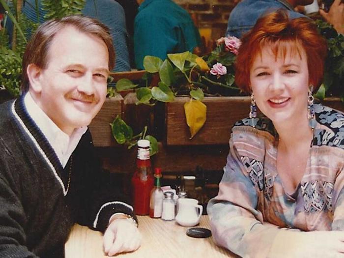 Ginger Casey, right, and Hank Plante enjoyed a lunch together when both worked in San Francisco. Photo: Courtesy Hank Plante