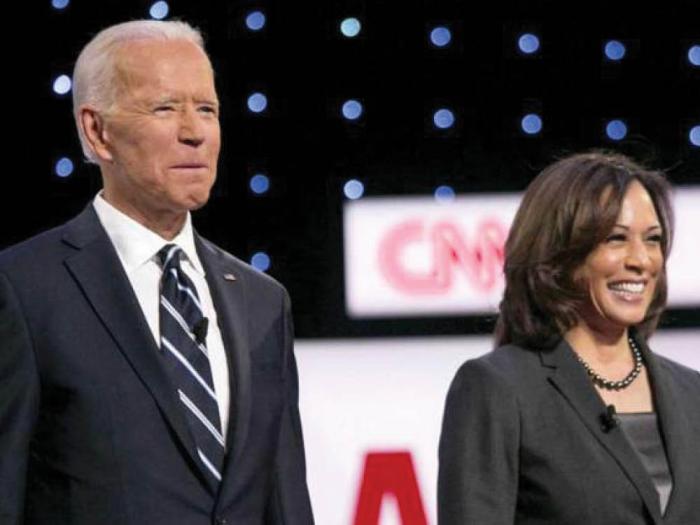 The Human Rights Campaign and two other national LGBTQ organizations have endorsed President Joe Biden and Vice President Kamala Harris for reelection in 2024. Photo: Courtesy Bloomberg