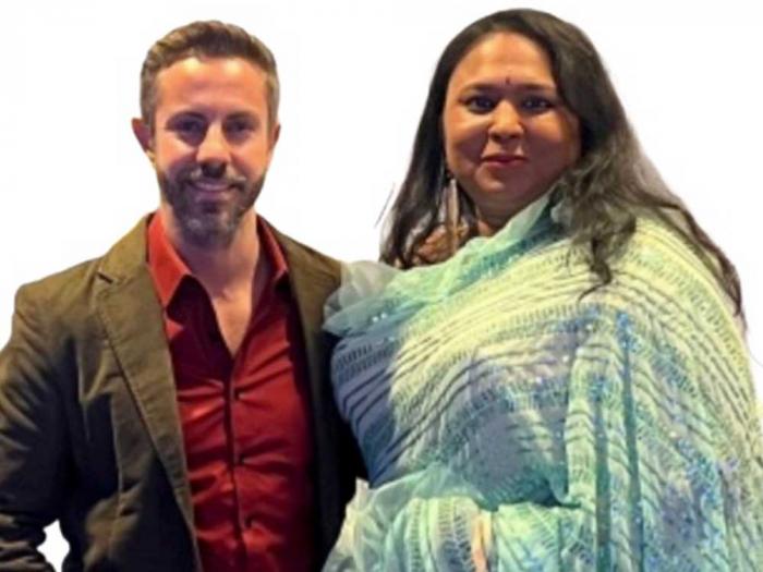 Center for Immigrant Protection co-founders Okan Sengun, left, and Anjali Rimi, announced the new project November 14. Photo: Courtesy Center for Immigrant Protection
