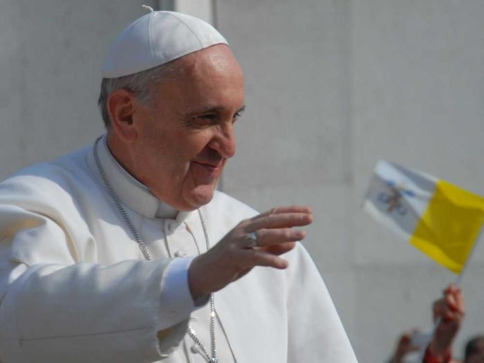Pope Francis issued a directive this week that allows Catholic priests to bless same-sex couples. Photo: Bill Wilson