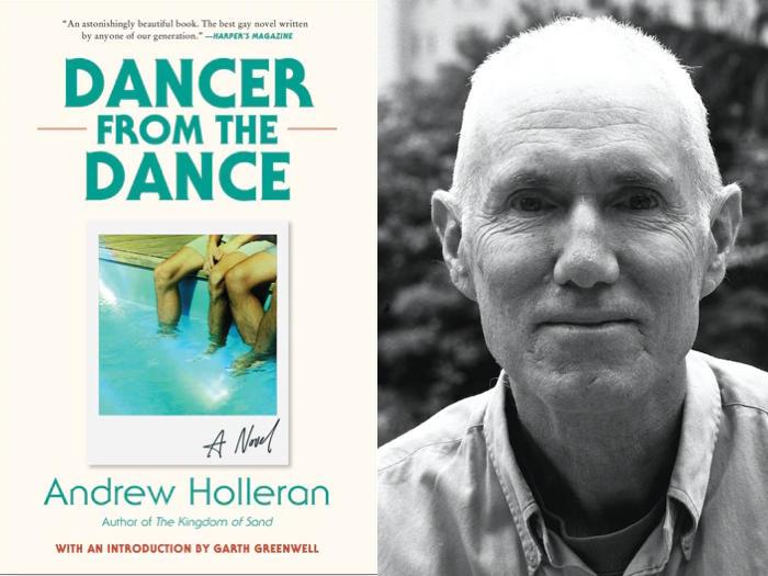 Author Andrew Holleran (photo: James Cassell) and the new edition of 'Dancer From the Dance'