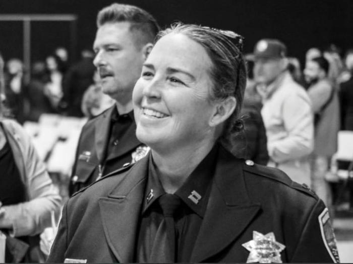 Stacie Gregory was sworn in as Sausalito's police chief January 13. Photo: Courtesy city of Sausalito