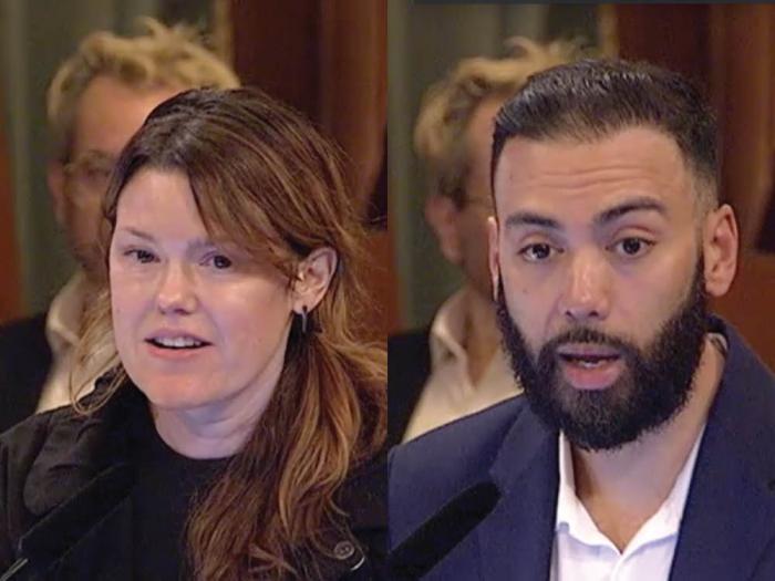 Maria Davis, left, and Anthony Schlander were recommended for two vacancies on the San Francisco Entertainment Commission. Photos: Screengrabs