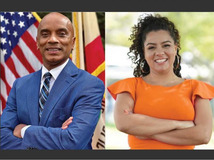Los Angeles County residents Alex Monteiro, left, and Sade Elhawary are seeking legislative seats in the March primary. Photos: Courtesy the candidates