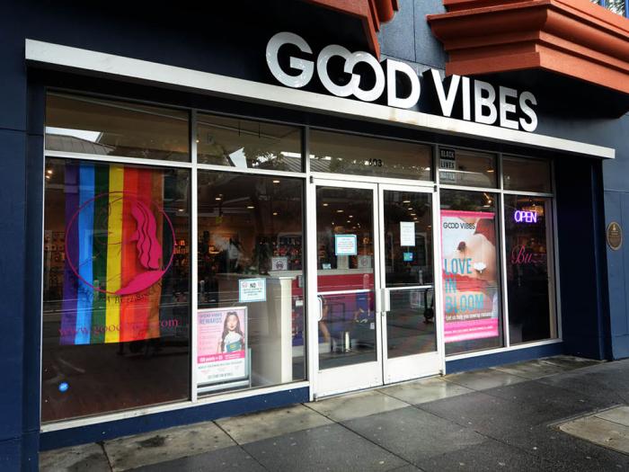 Employees at Good Vibrations stores in the Bay Area, including the flagship location at 603 Valencia Street in San Francisco, have voted to unionize. Photo: Rick Gerharter