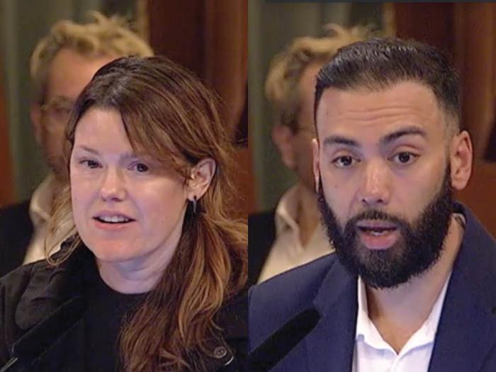 Maria Davis, left, and Anthony Schlander are the newest San Francisco entertainment commissioners. Photos: Screengrabs