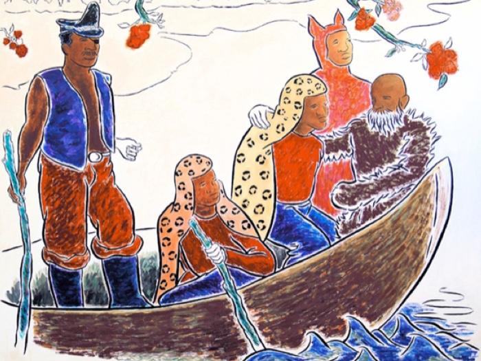 John Bankston's 'Same Boat' (Image courtesy John Bankston/ Rena Branston Gallery)