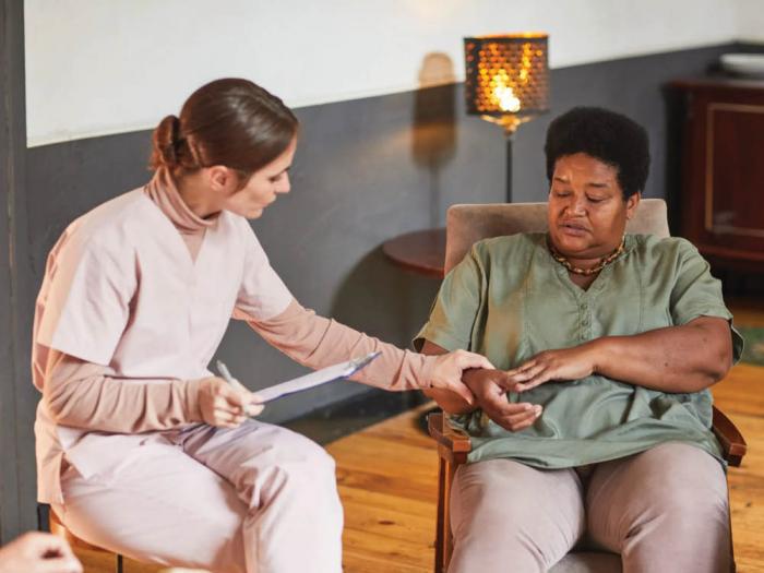 A new study emphasizes the need for culturally competent care for LGBTQ+ people living in nursing homes. Photo: SeventyFour/Shutterstock