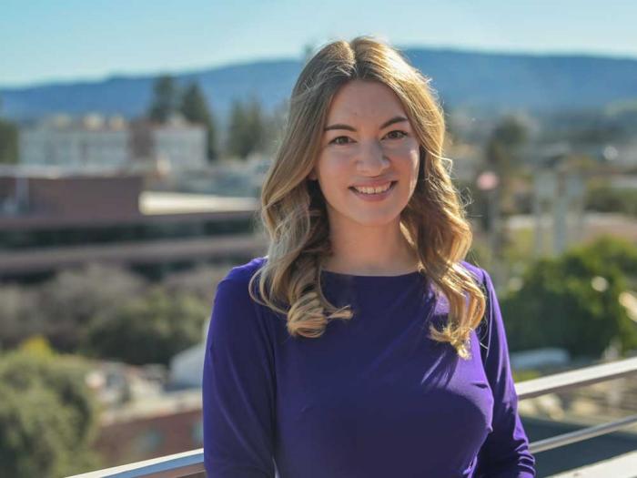 Palo Alto City Council candidate Katie Causey wants the city to hold a Pride event. Photo: Courtesy the candidate