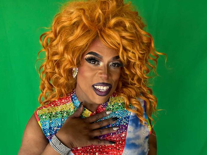 Afrika America is a San Francisco-based drag ambassador for Drag Out The Vote. Photo: Courtesy Drag Out The Vote<br>