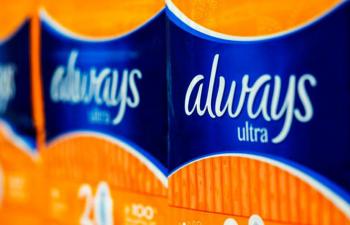 Always removes female symbol from sanitary pads