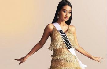 Out contestant competes in Miss Universe pageant