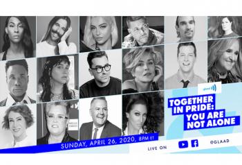 Online extra: GLAAD's 'Together in Pride' streams April 26