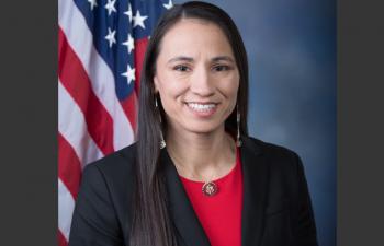 Political Notebook: With children's book, 1st lesbian Native American Congresswoman Davids aims to inspire