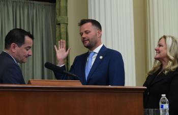 Haney takes his Assembly oath of office 