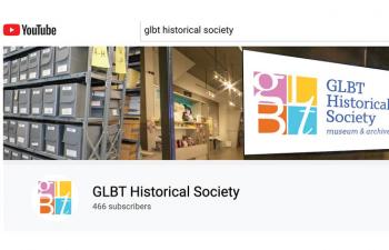 After inquiry from B.A.R., GLBT Historical Society's YouTube channel is restored