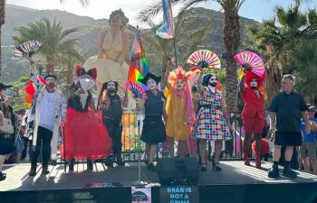 Drag rally held in Palm Springs